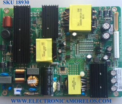 FUENTE DE PODER PARA TV WBOX 4K UHD / NUMERO DE PARTE 9012-112A45-20004331 / 4702-2PLFH1-A4231B01 / 9012-112A45 / PGH1-17CBP141 / W0A17120141 / E342828 / PANEL K430WDC2 / MODELO 0E-43LED4K / 0E-43LED4K 43UD-H3143-0417